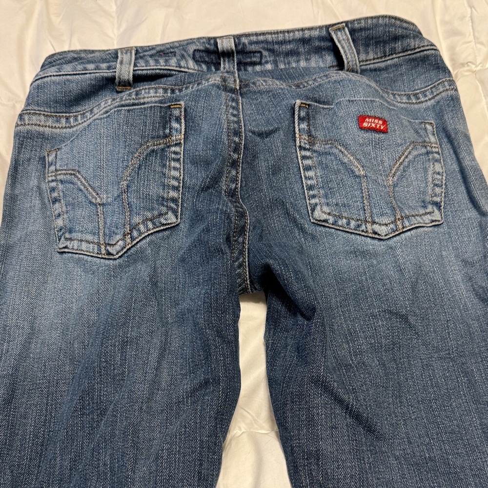 Miss Sixty Dark Blue Straight Leg Jeans - Picture 4 of 7